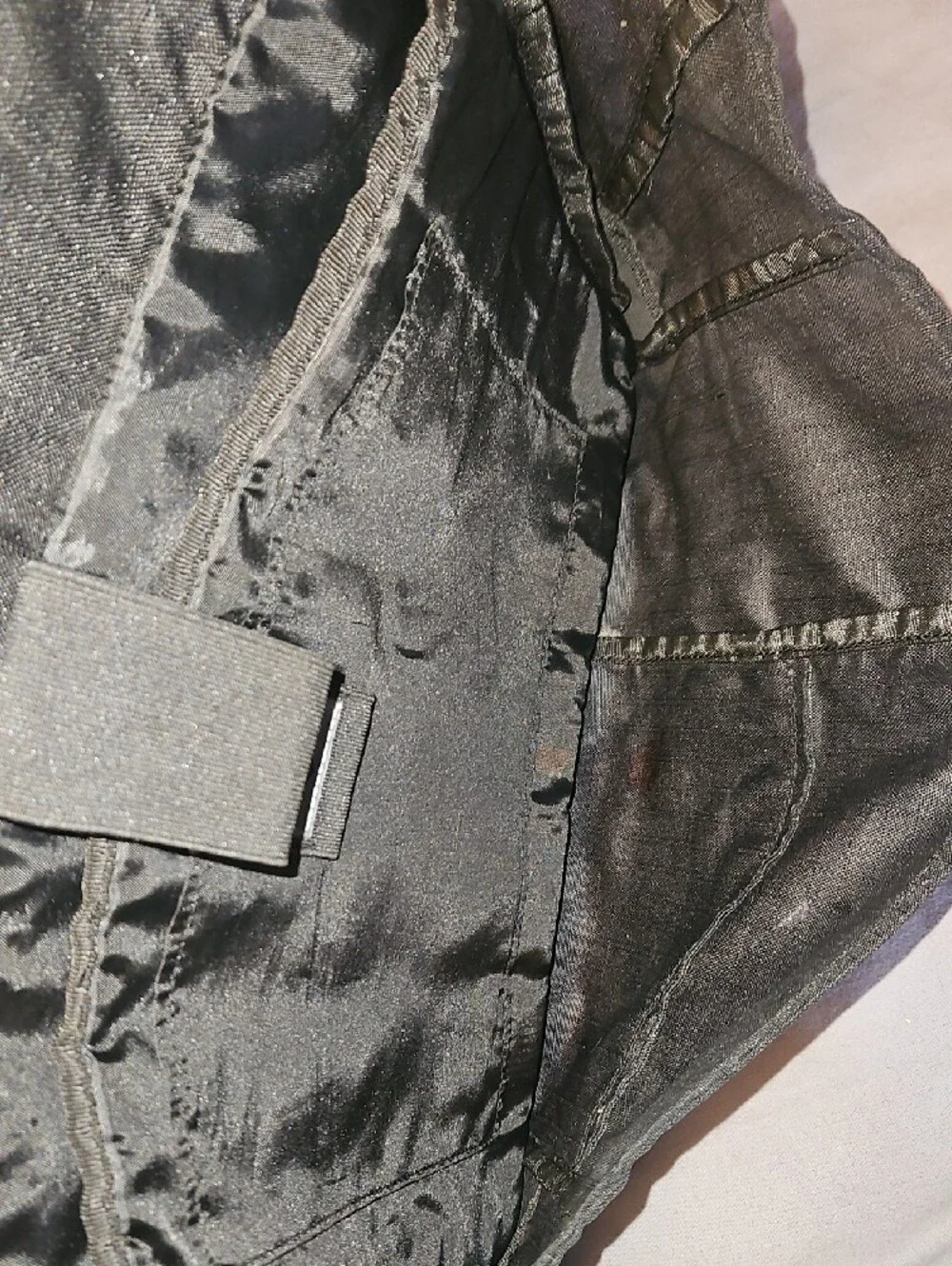 Carhartt Black Canvas Messenger Bag with Gold Accent